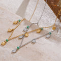 Shimmer Coin Necklace - Silver image 0