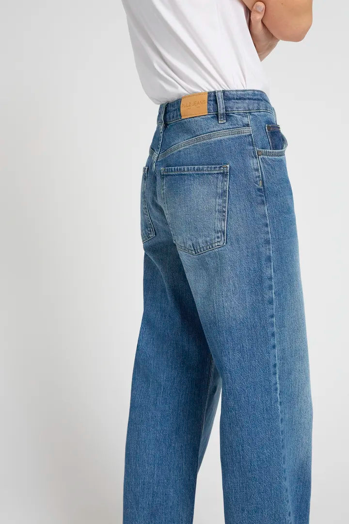 Pulz Mid Denim Wide Leg Jeans image 1
