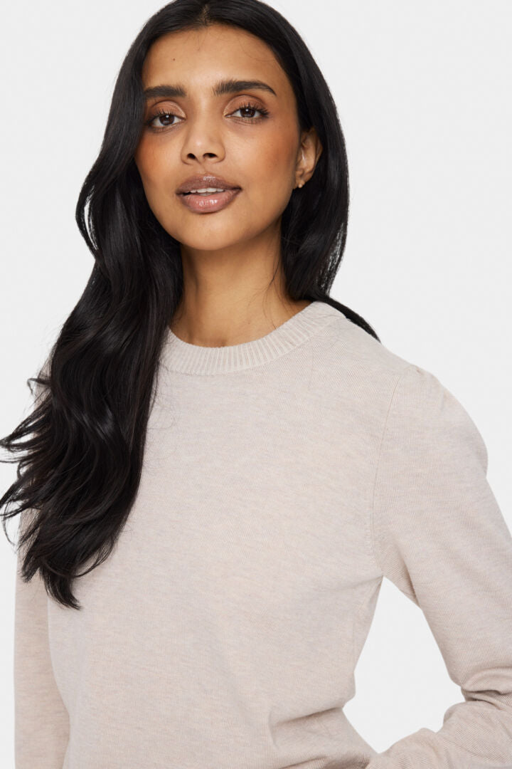 Saint Tropez Mila Sweater Ruched Shoulder Detail image 1