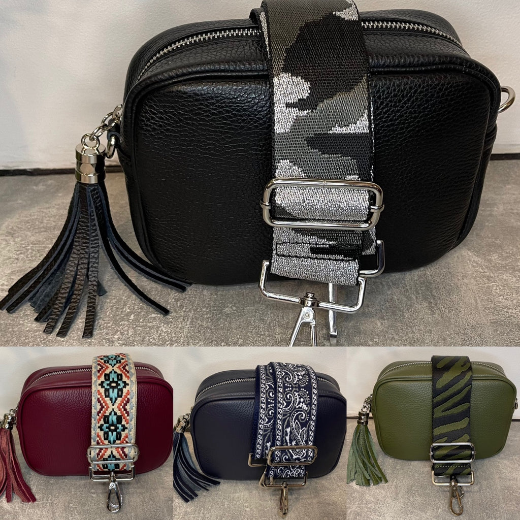 Single Tassel Leather Camera Bag image 3