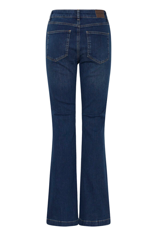 Pulz Bootcut Dark Blue Denim Jeans image 2