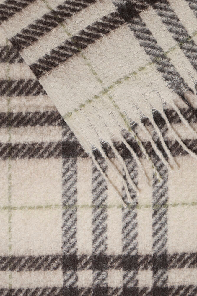 B Young Checked Scarf