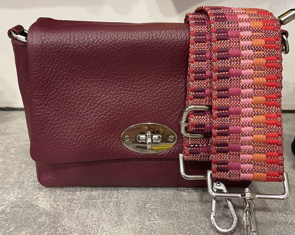 Lala Leather Bag with Silver Clasp image 2