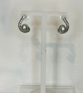 Pearl and Diamanté Drop Earrings image 0