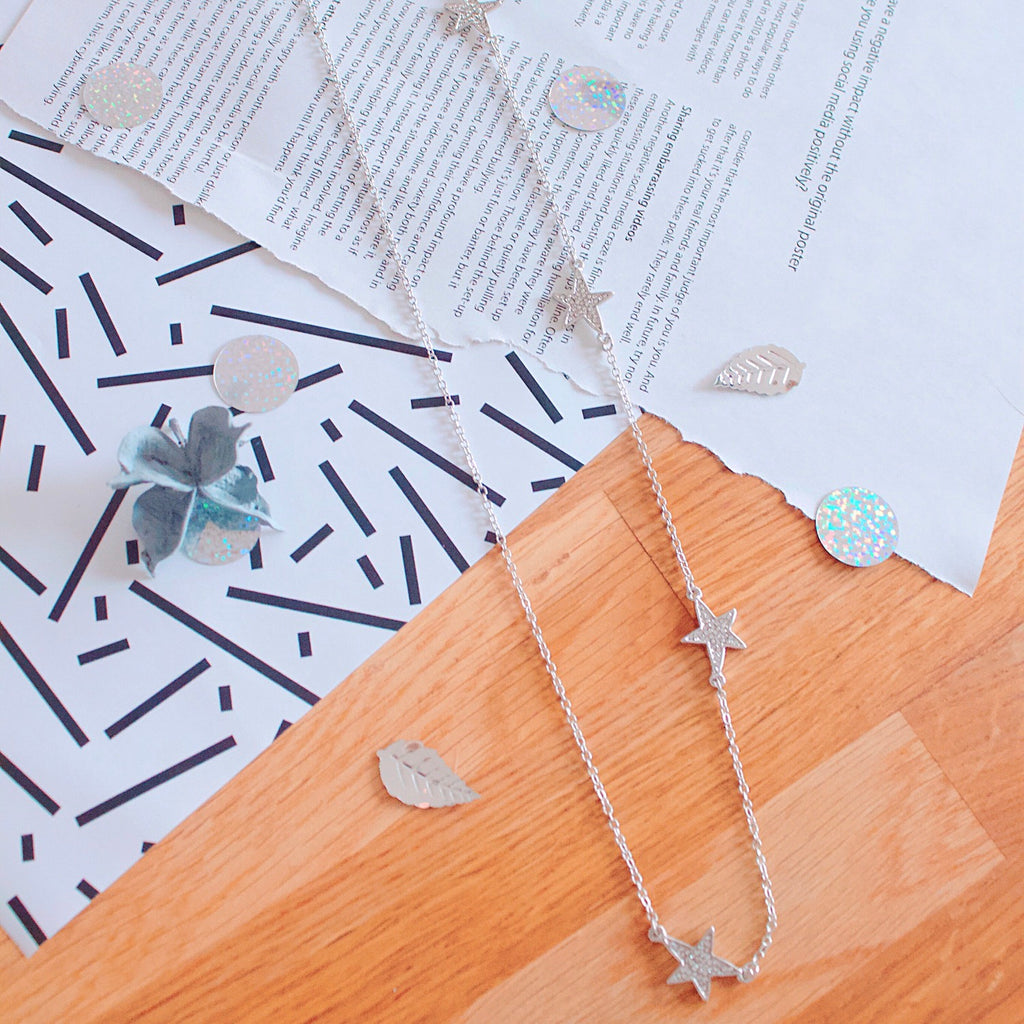 Multi Star Long Necklace  image 2