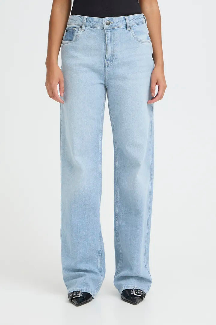 Pulz Vega Wide Leg Jeans image 1