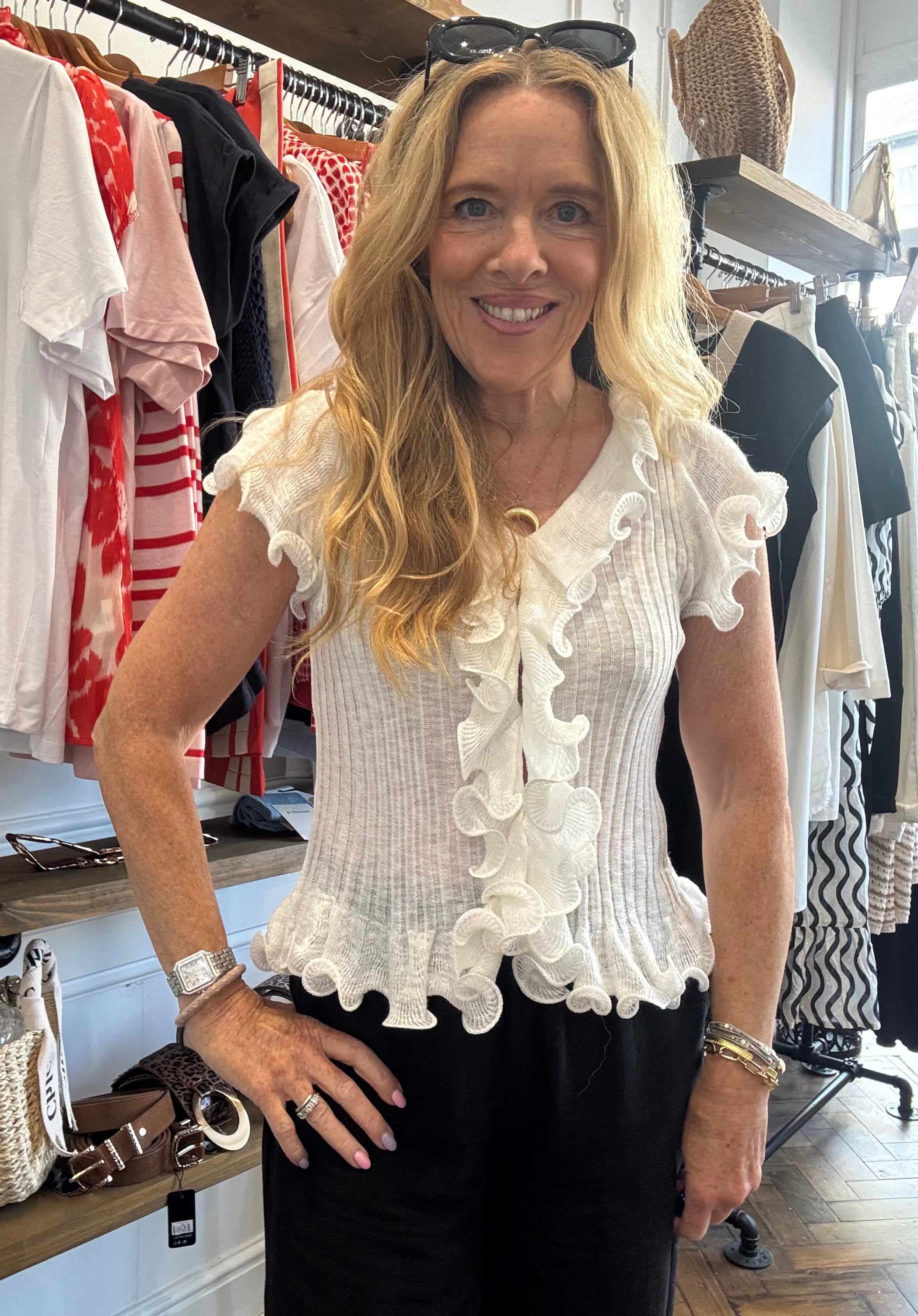 Bebe Frill Front Top image 1