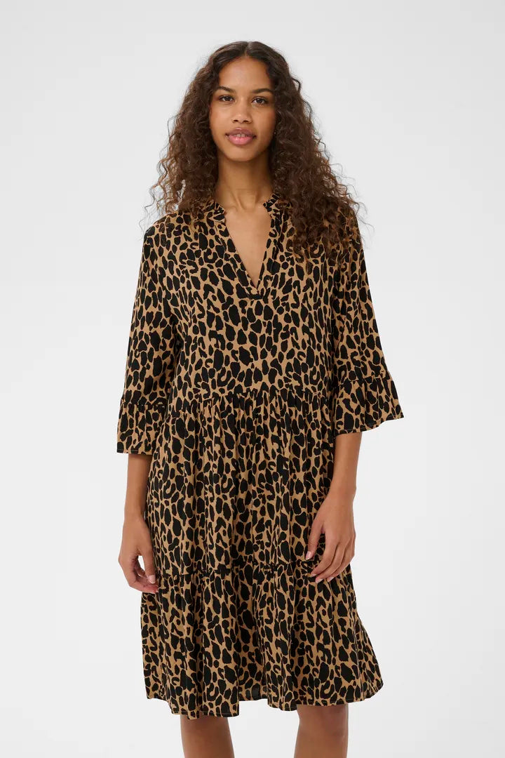 Saint Tropez Eda Leopard Print Dress image 1