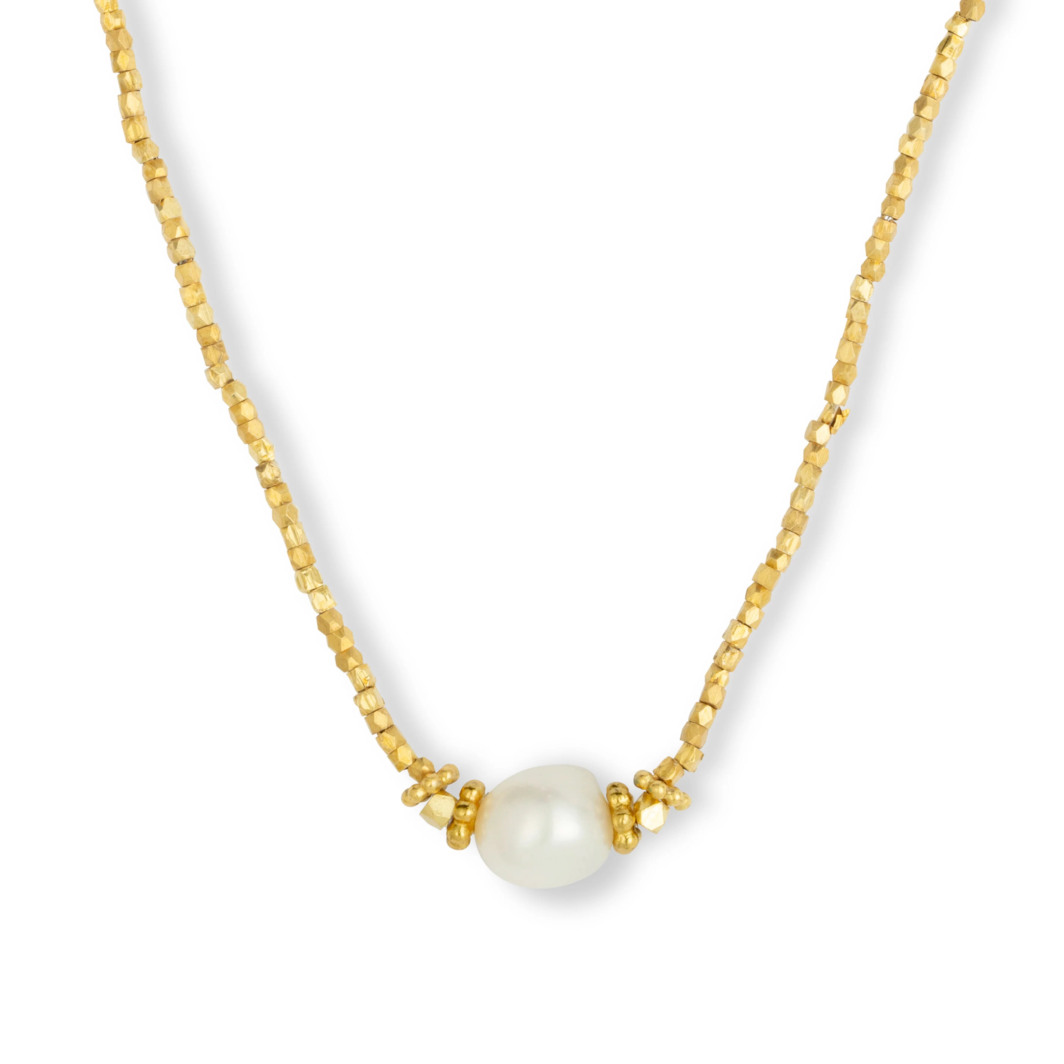 Bluebell Choker Necklace Freshwater Pearl image 2