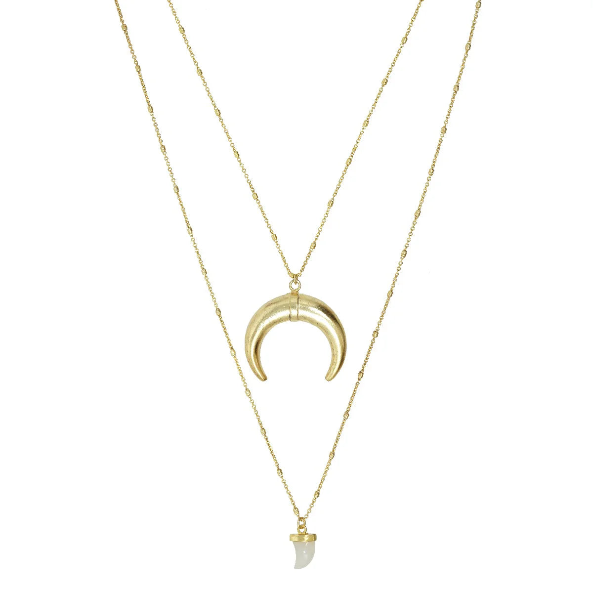 Hera Double Layered Gold Plated Nexklace image 1