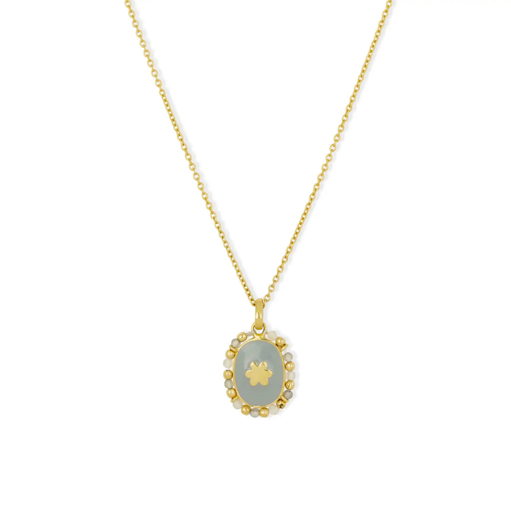 Newport Grey Star Pendant Necklace image 1