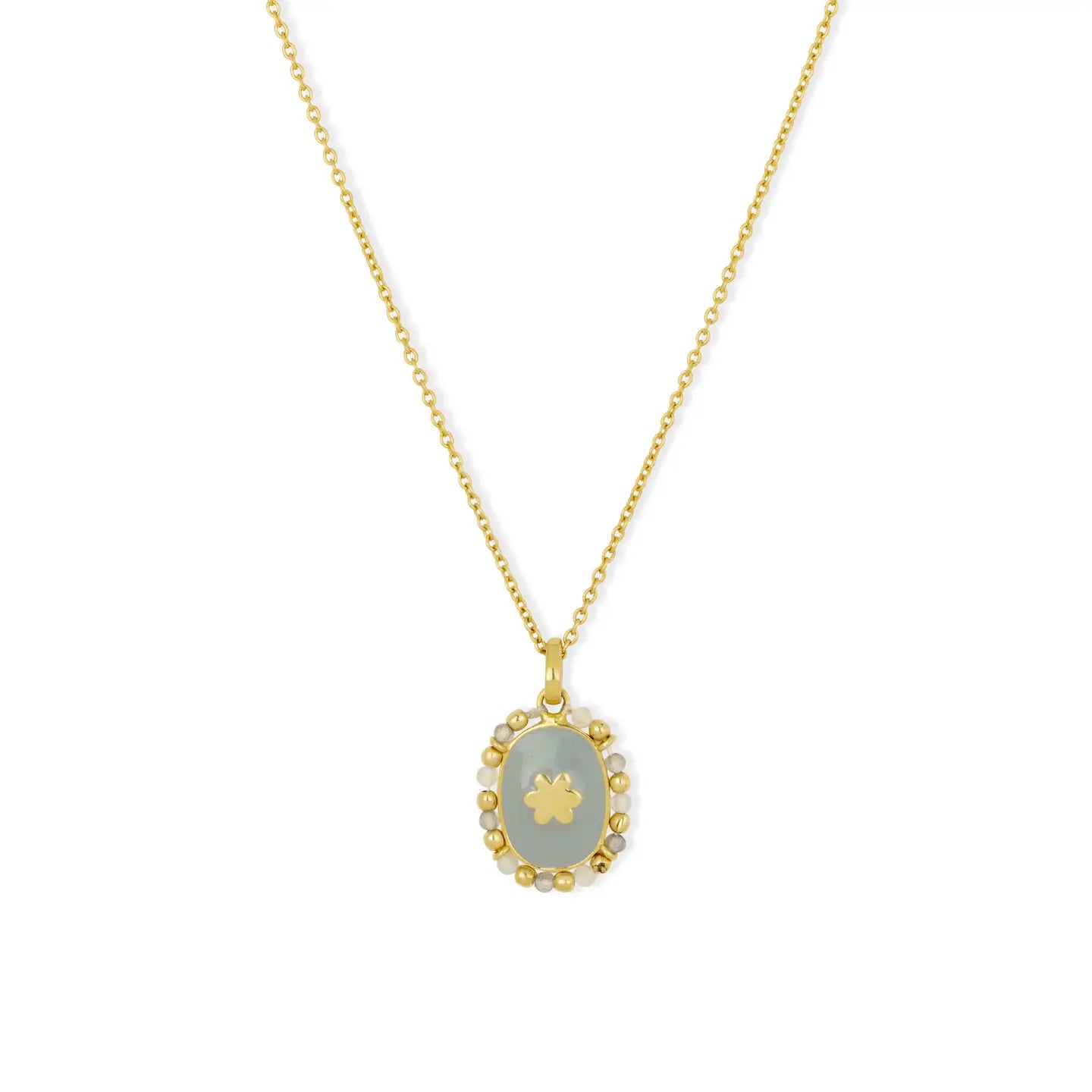 Newport Grey Star Pendant Necklace image 1