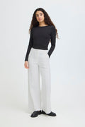 Ichi Kate Wide Leg Trousers image 0