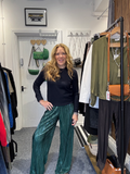 Numph Numwood Green Pleated Trousers image 0