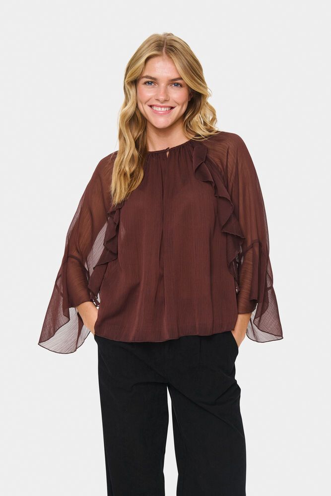 Saint Tropez Nora Chiffon Blouse Top image 0