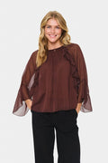 Saint Tropez Nora Chiffon Blouse Top image 0