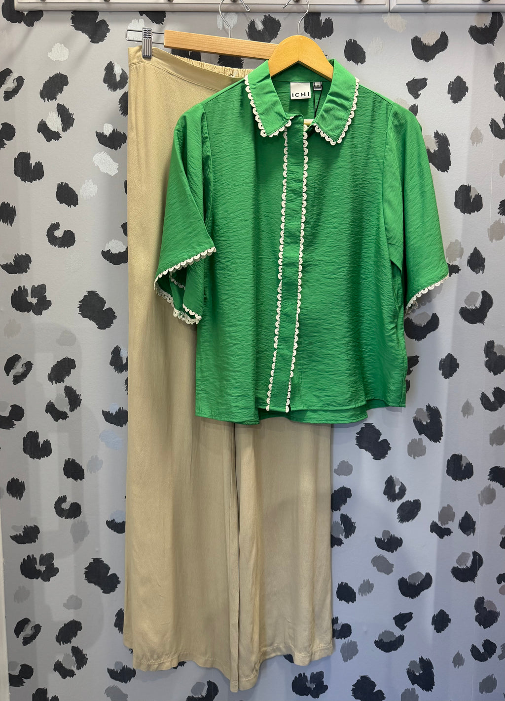 Kaycee Crepe Palazzo Trousers  image 1