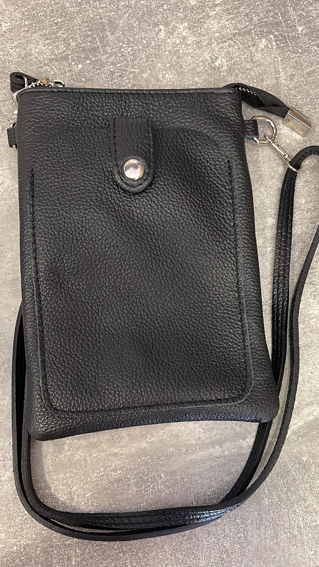 Large Leather Mobile Phone Bag image 3