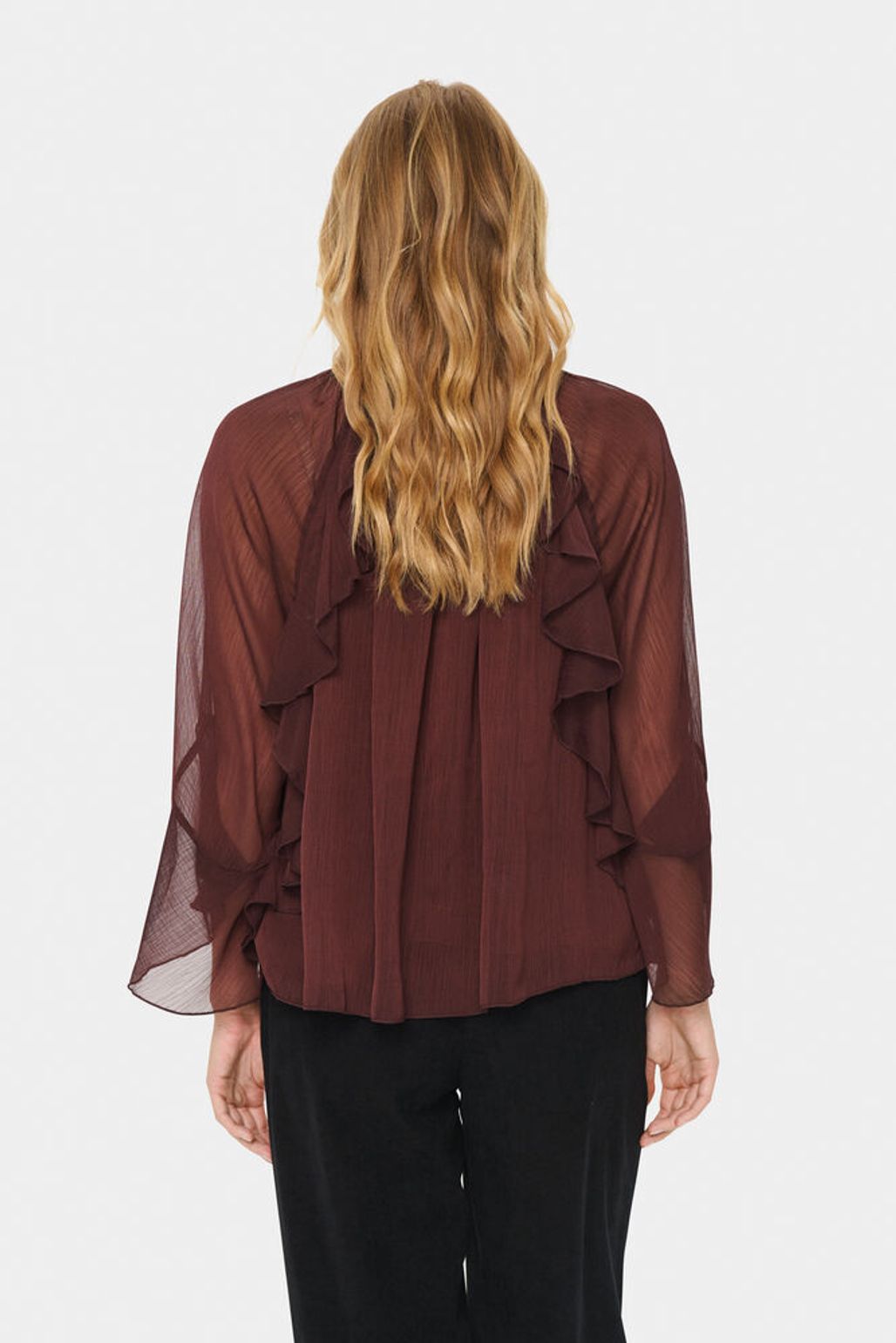 Saint Tropez Nora Chiffon Blouse Top image 3