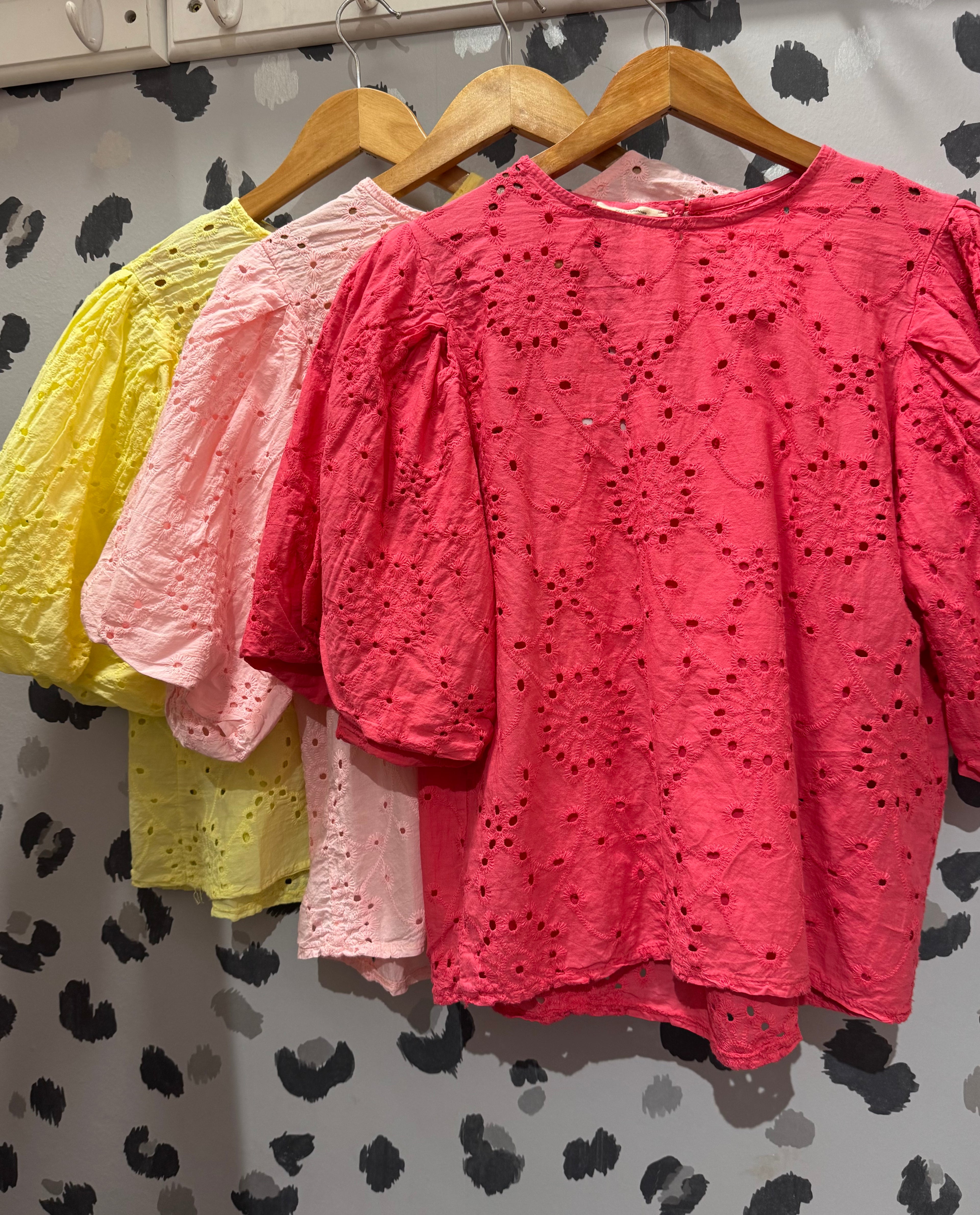 Harper Cotton Broderie Blouse Top image 1