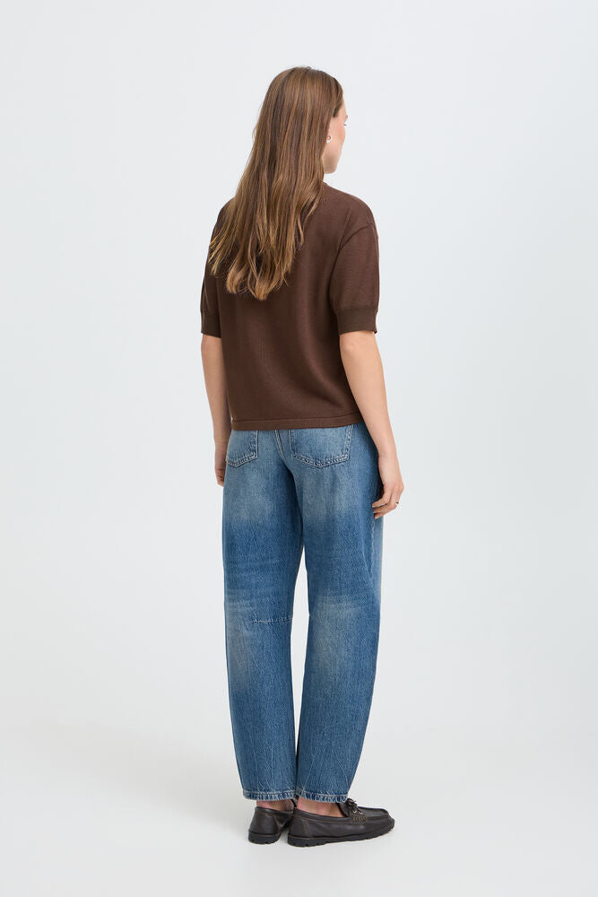 B Young Knitted TShirt in Brown  image 2