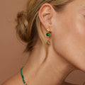 Sia Earrings Green & Grey image 0