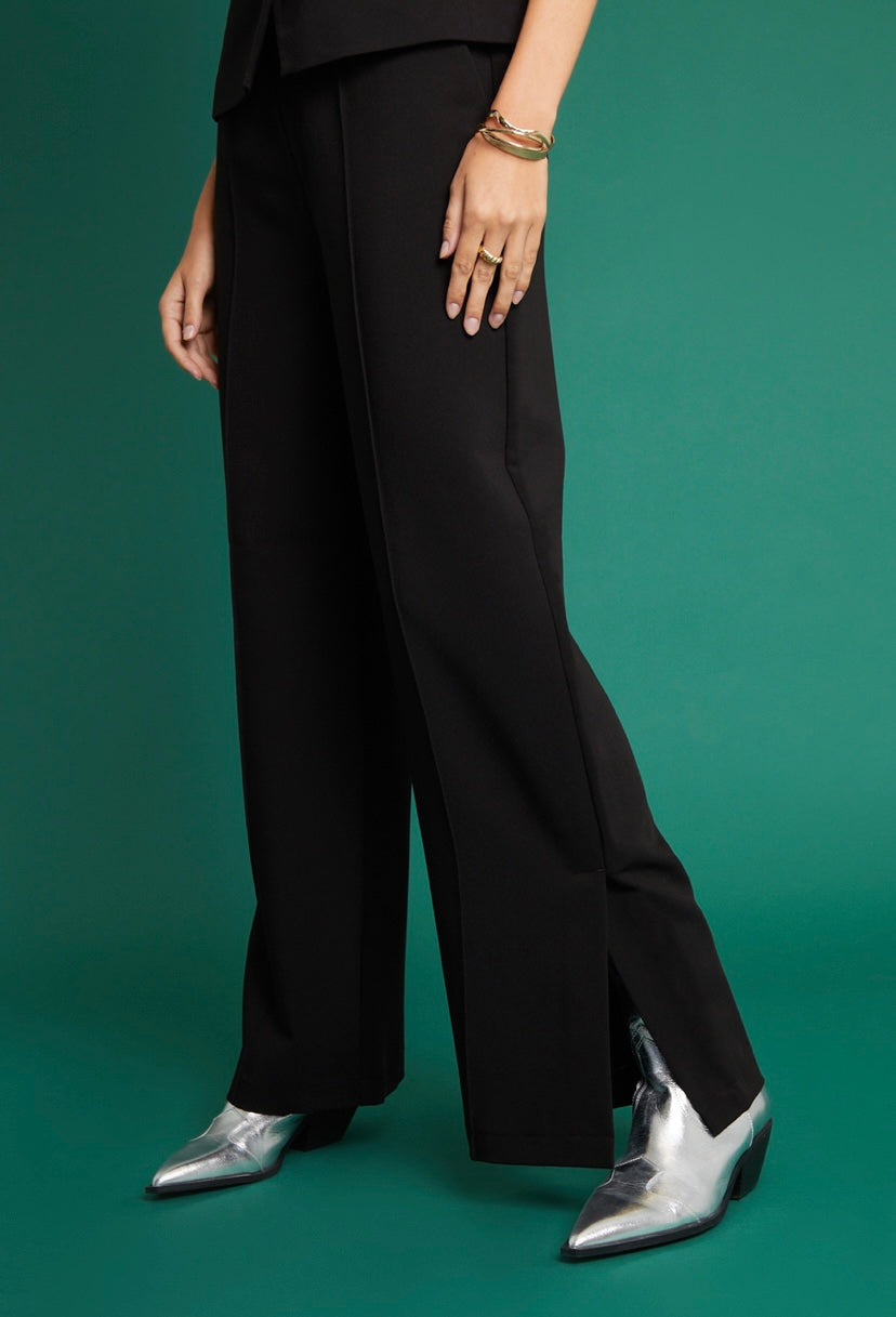 Wide Leg Split Side Trousers image 1