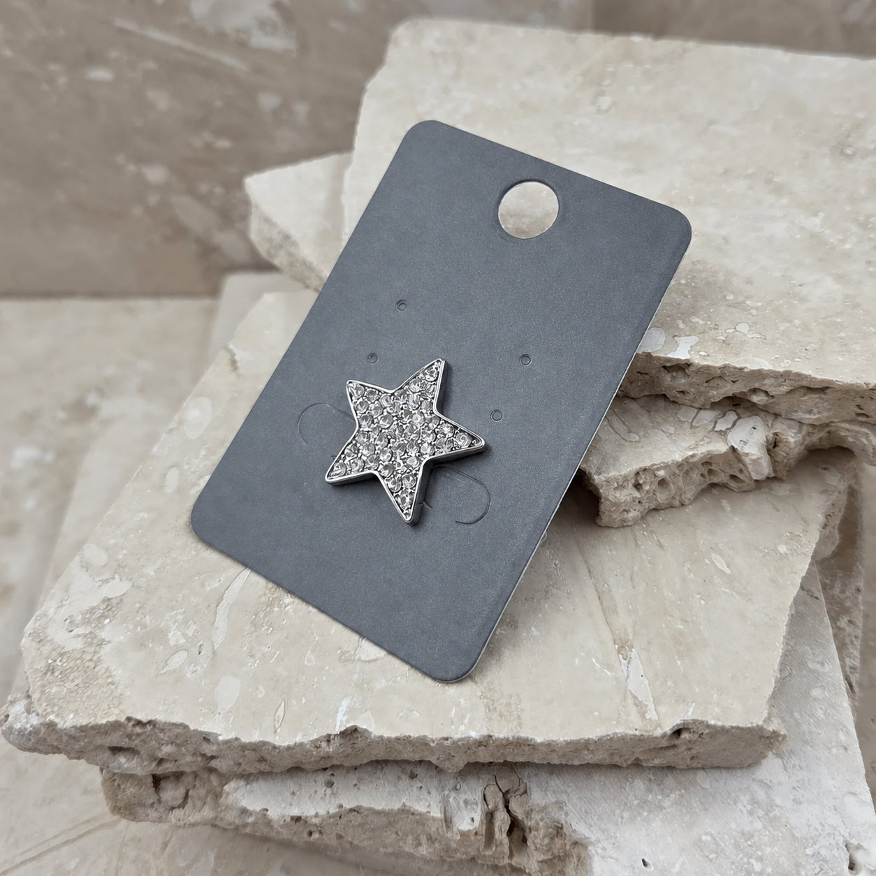 Crystal Star Magnetic Brooch image 0