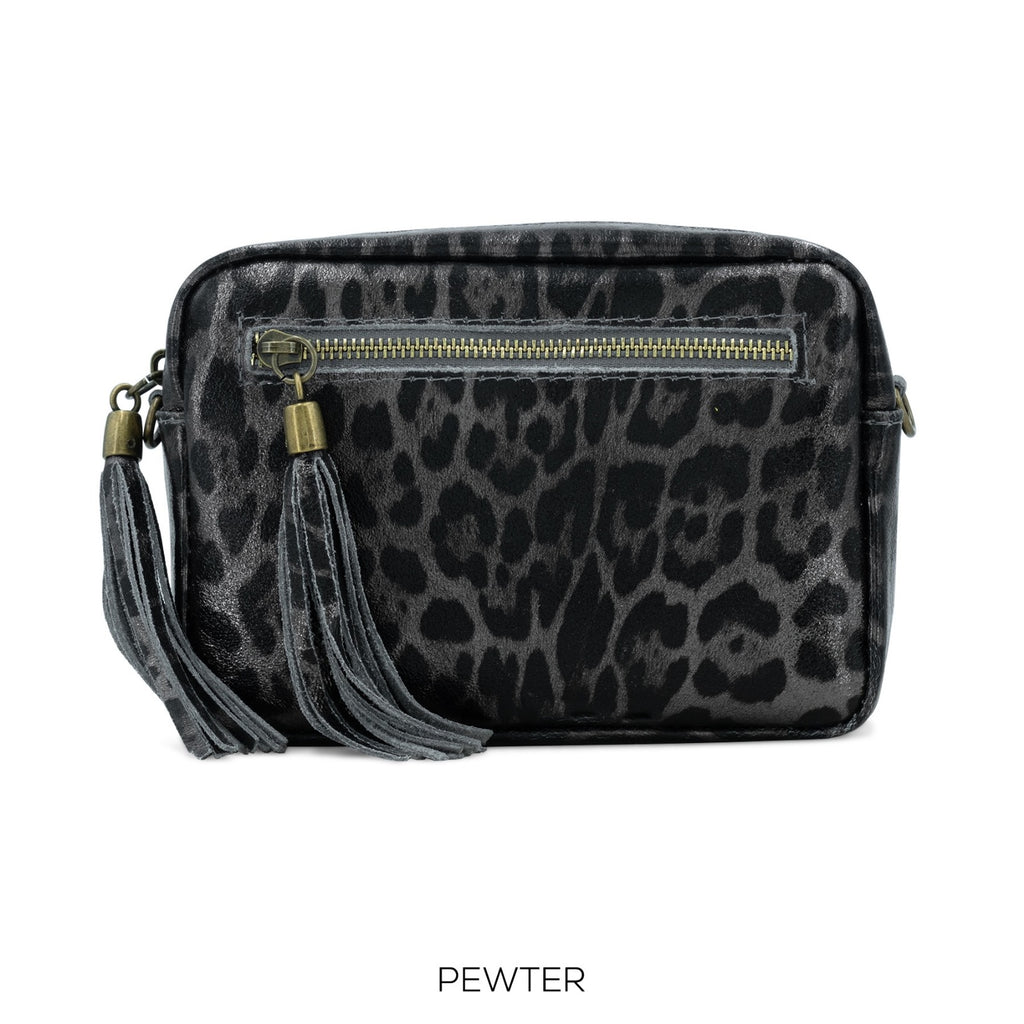 Leopard Print Leather Camera Bag image 1
