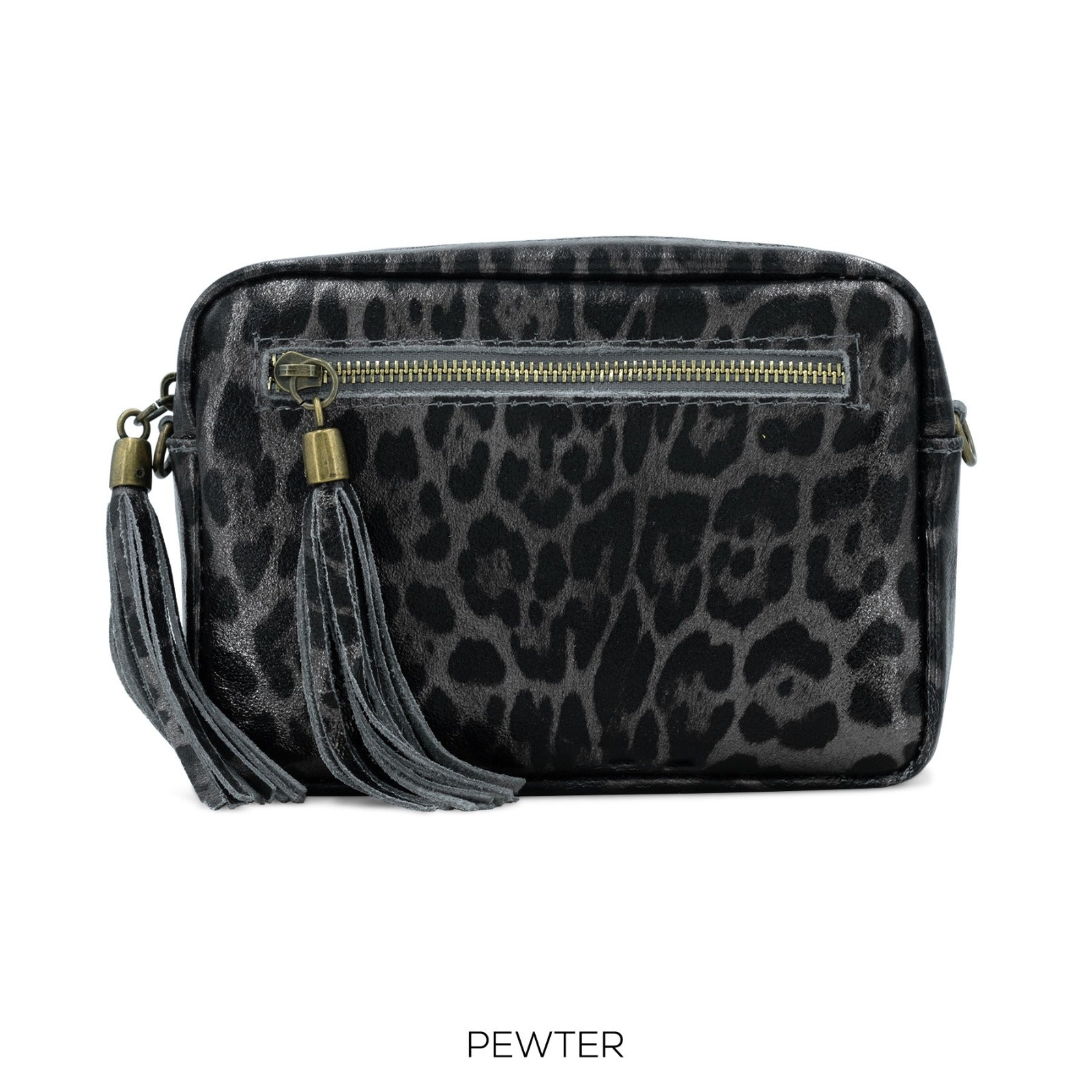 Leopard Print Leather Camera Bag image 1