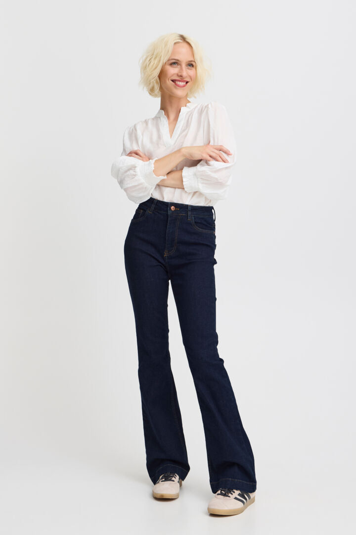 Pulz High Waist Bootcut Jeans image 2