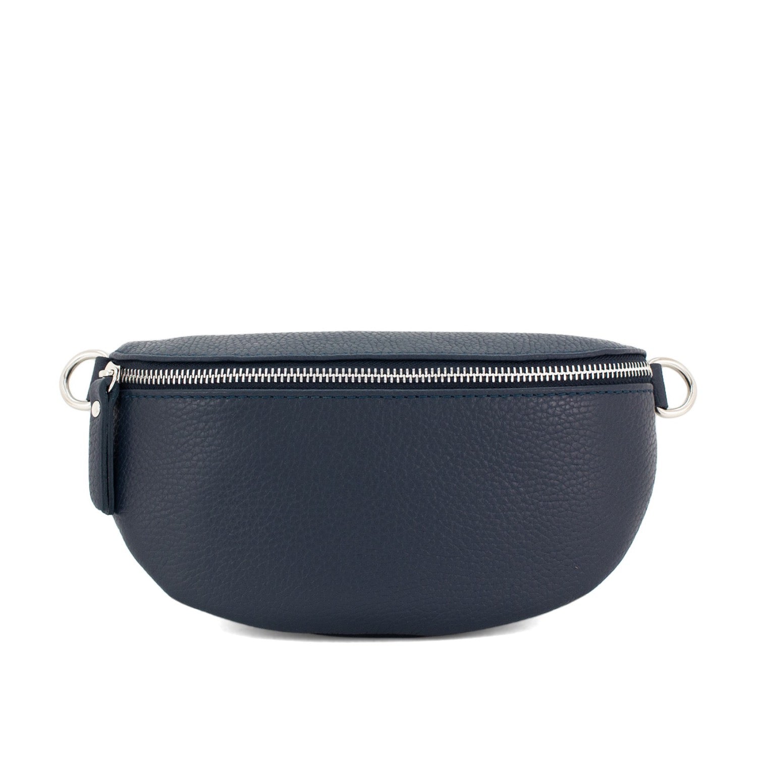 Leather Half Moon Crossbody Bag image 9