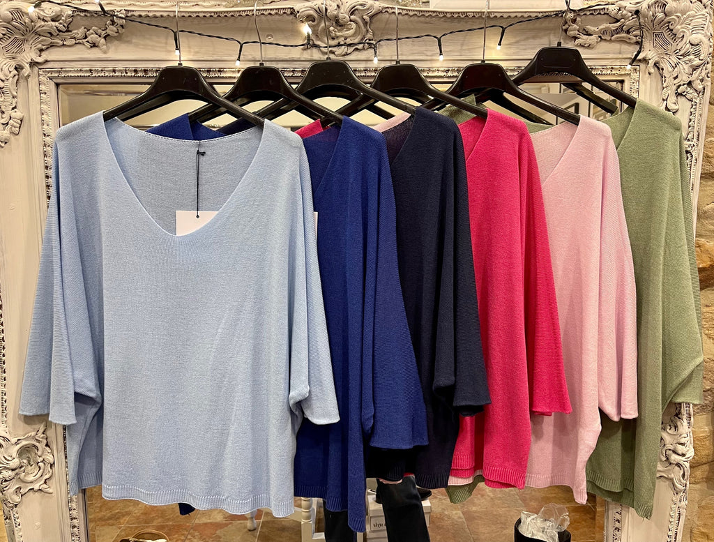 Ciao Italian Lightweight V Neck Knit image 6