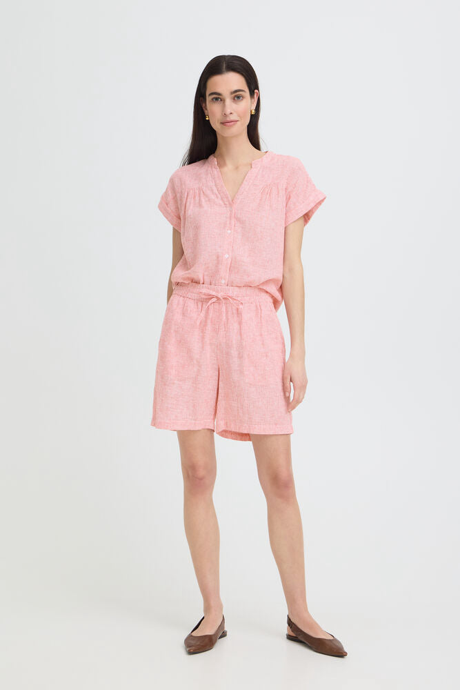 B Young Zola Linen Shorts image 2