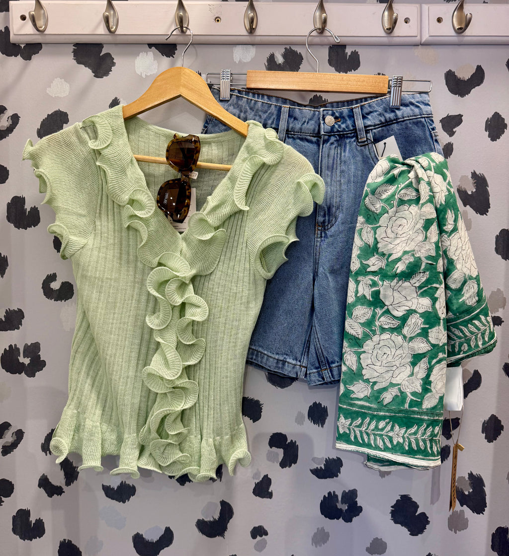 Bebe Frill Front Top image 2