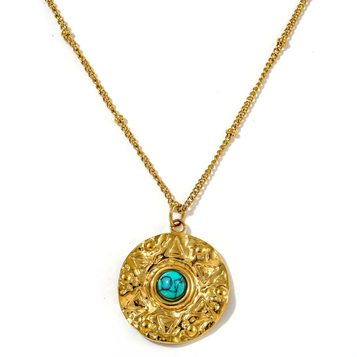 Nero Turquoise Gold Short Necklace  image 1
