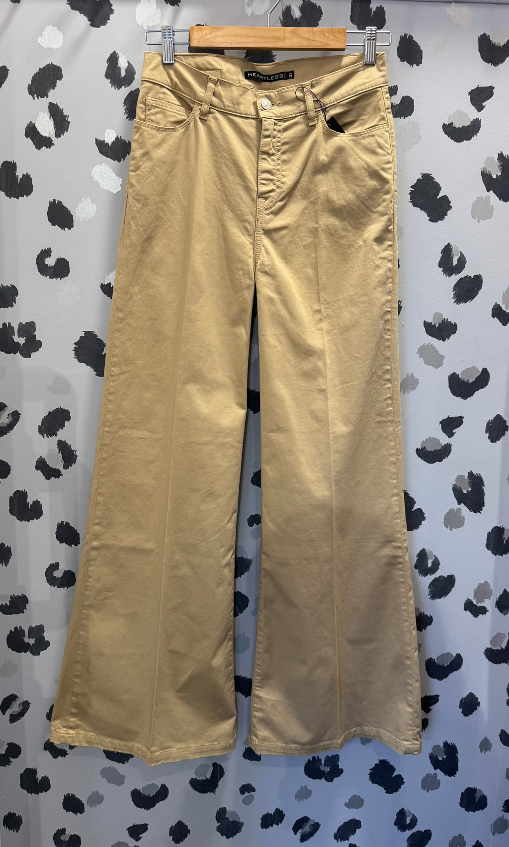 Randly Flared Cotton Chino Trousers  image 1