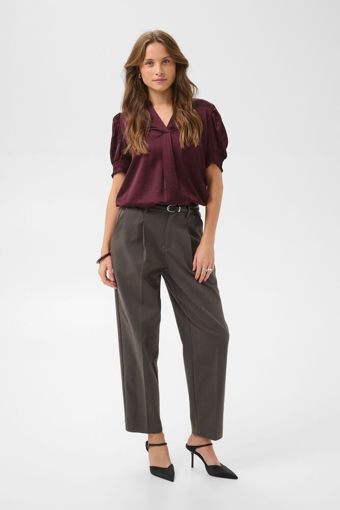Saint Tropez Panan Satin Blouse Top