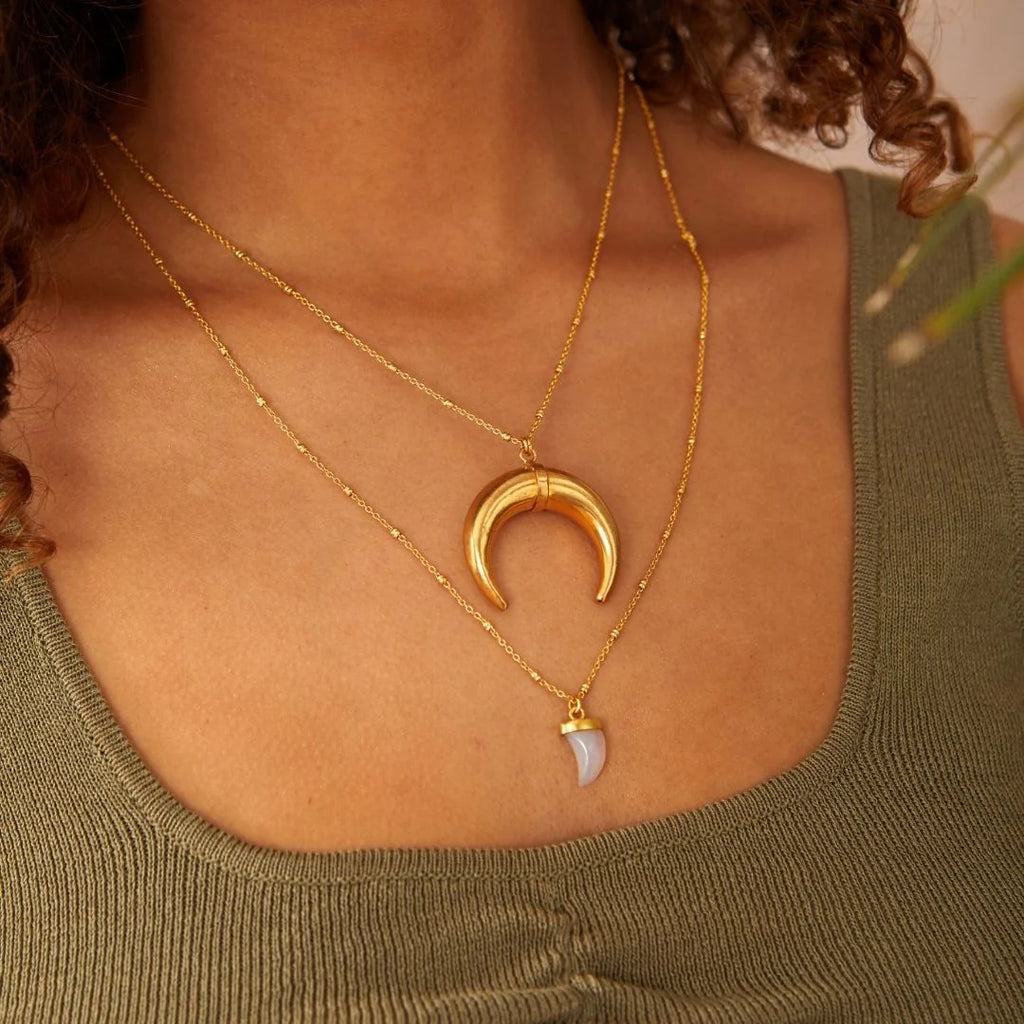 Hera Double Layered Gold Plated Nexklace image 2