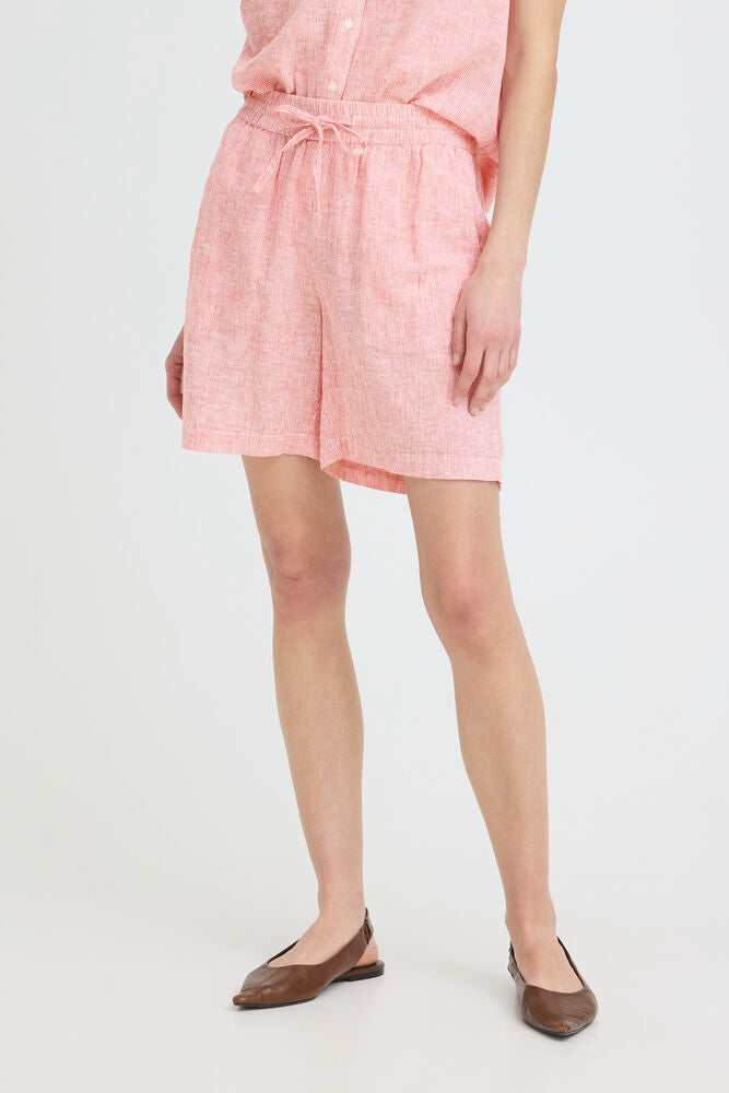 B Young Zola Linen Shorts image 1