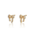 Bow Stud Gold Earrings  image 0