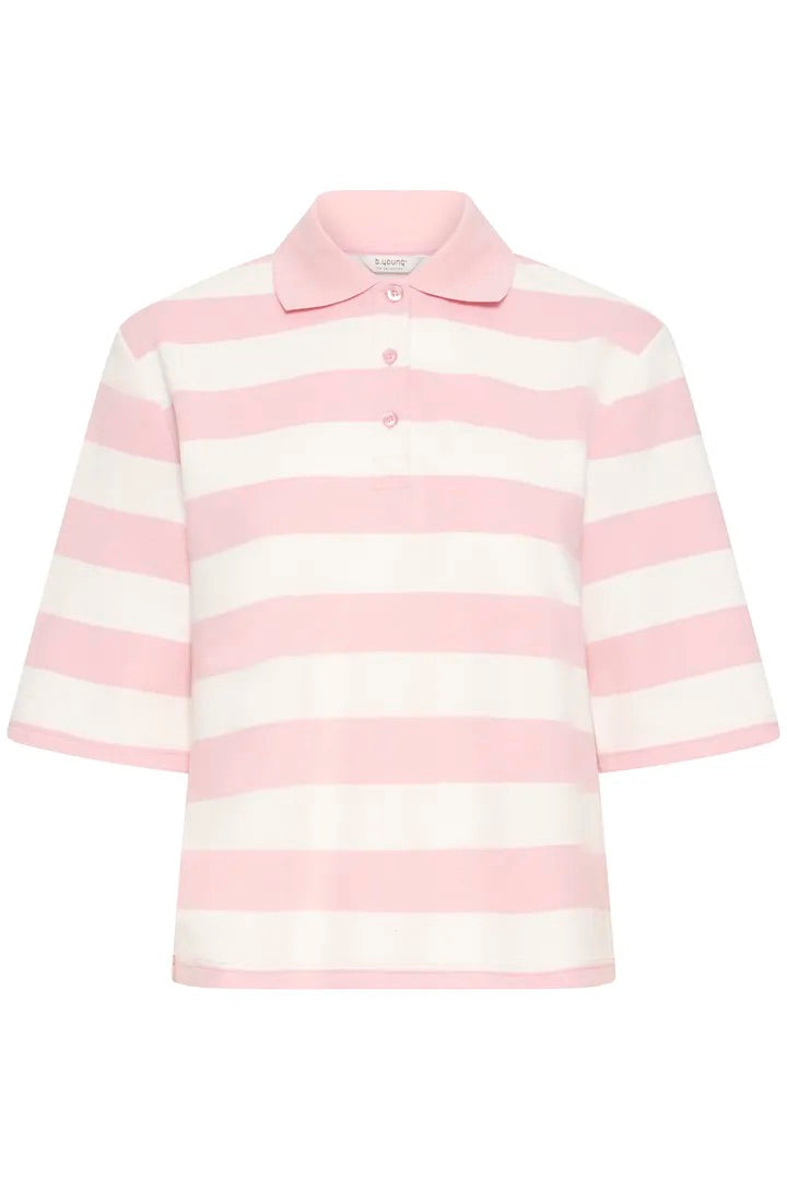 B Young Stripe Polo Top image 1