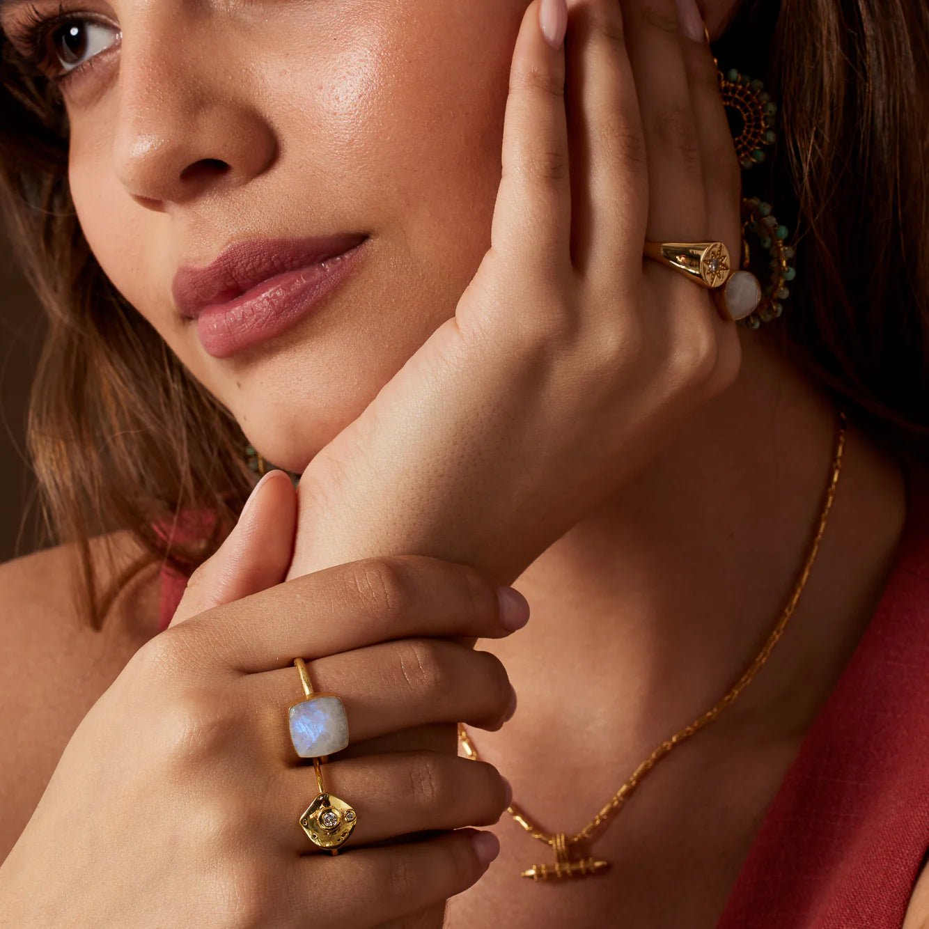 Camille Gold Plated Ring image 2