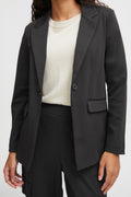 B Young Boyfriend Fit Navy Blazer image 0