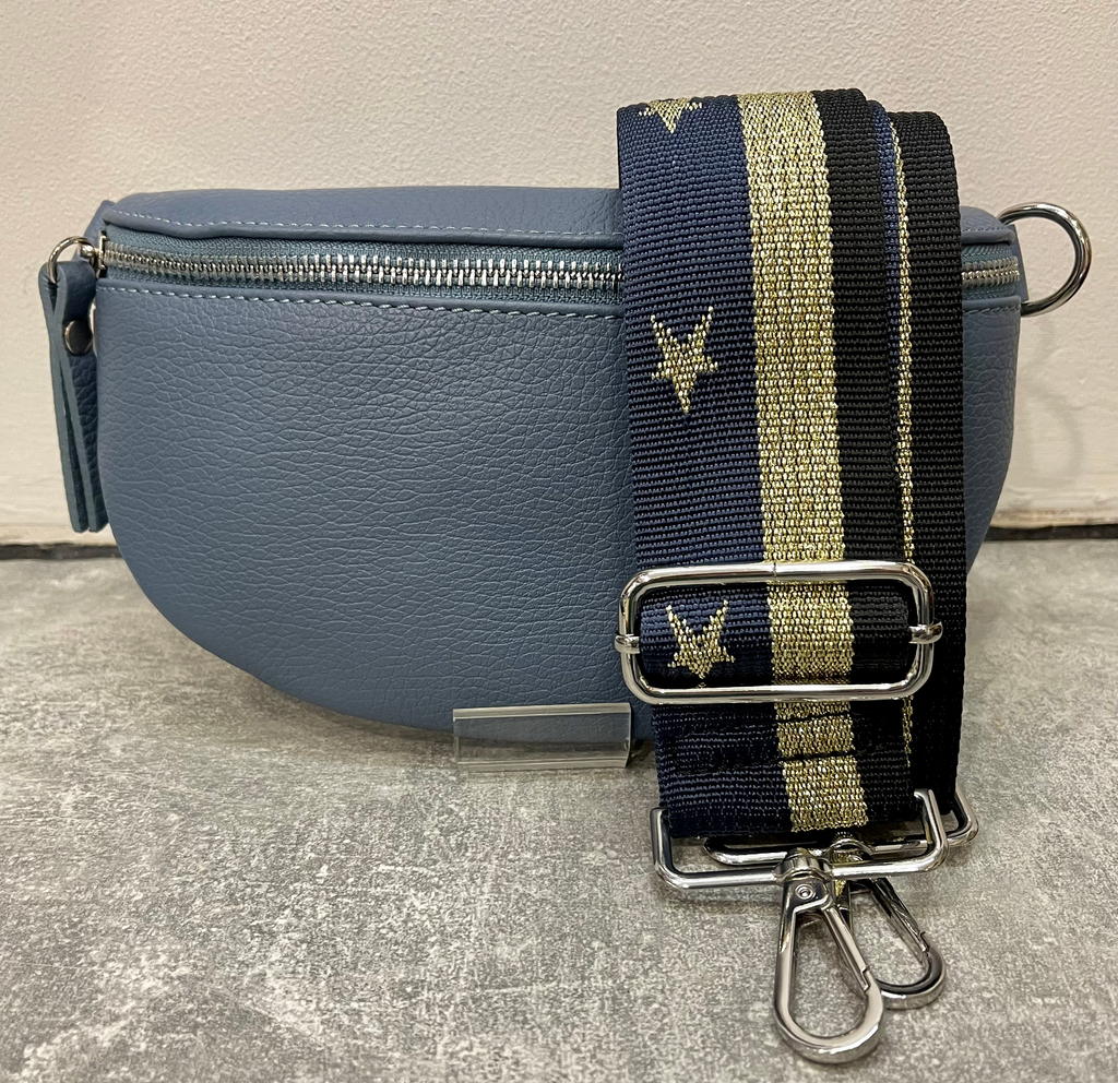 Leather Half Moon Crossbody Bag image 12