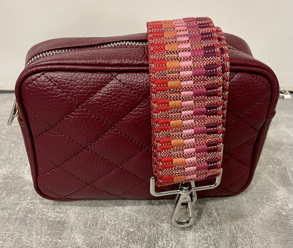 Pisa Italian Leather Quilted Camera Bag image 4