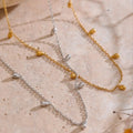 Multi Teardrop Necklace - Gold or Silver  image 0