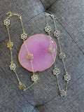 Short Flower Motif Necklace  image 0