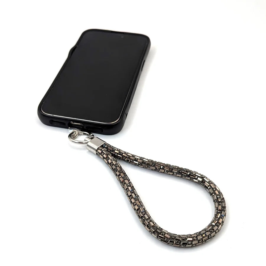 Baguette Crystals Multi Use Phone Key Strap image 1