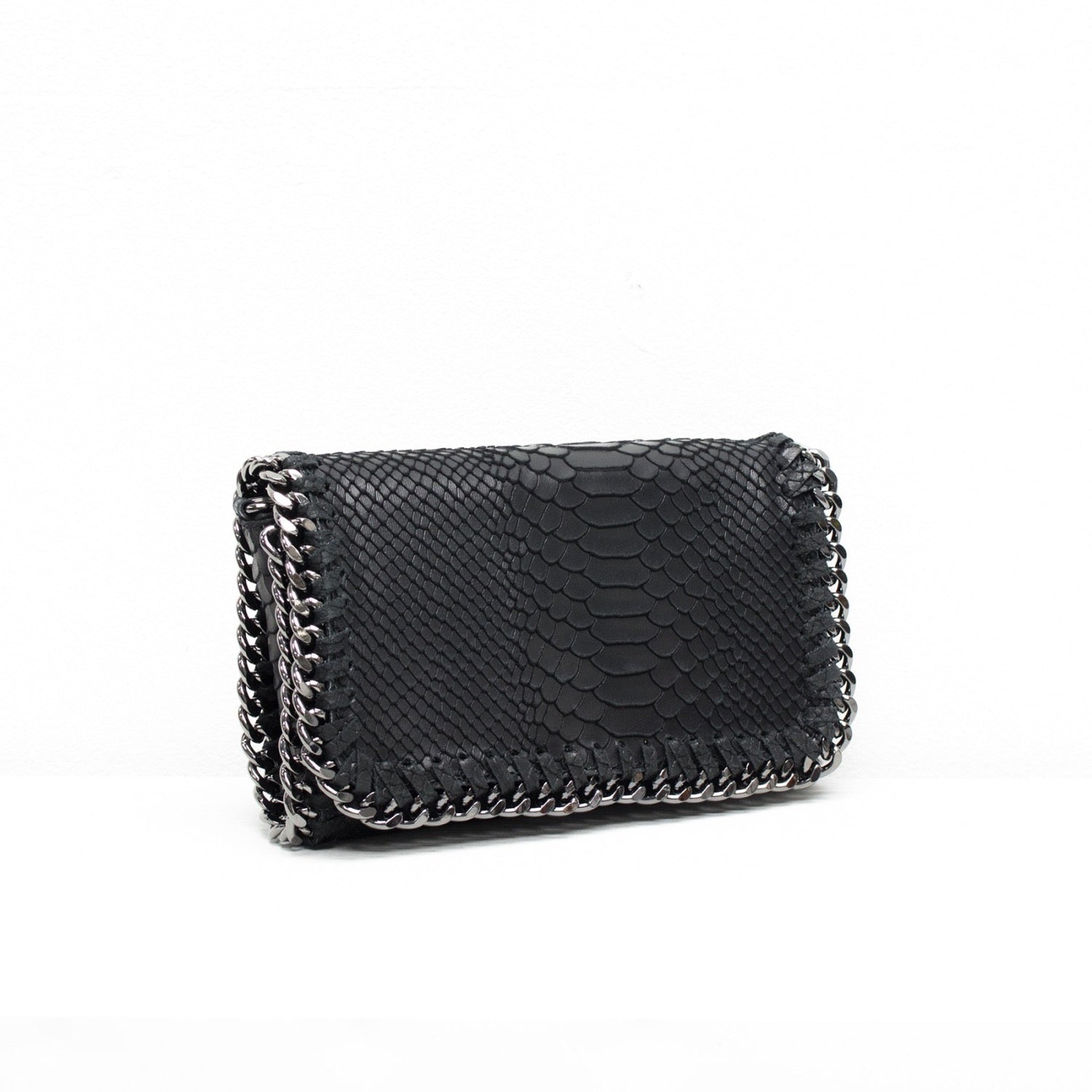Stella Leather Bag with Chain Detail image 11